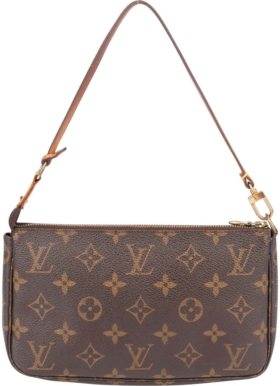 Louis Vuitton Louis Vuitton Canvas Monogram Pochette Accessoire Handbag Bruin