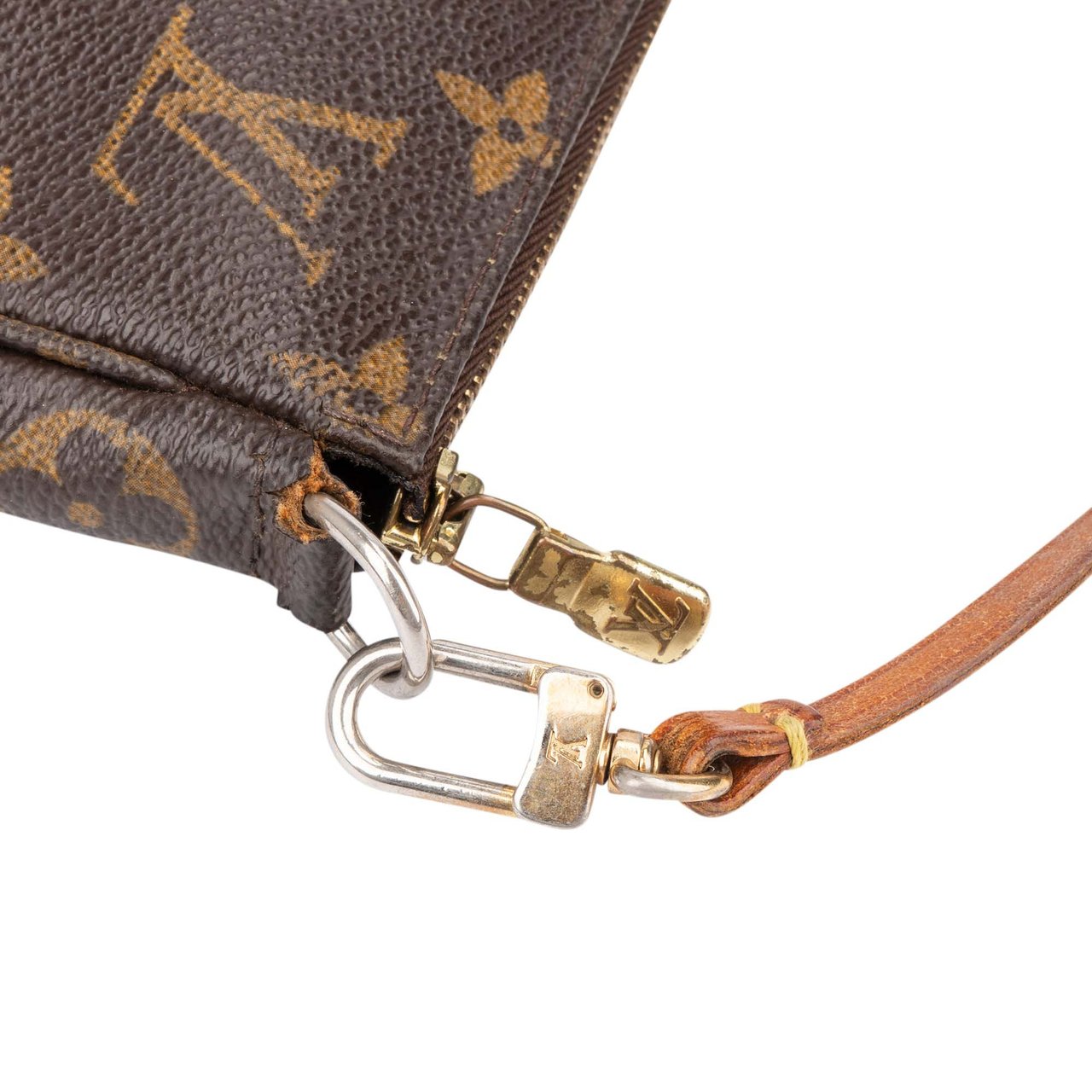 Louis Vuitton Louis Vuitton Canvas Monogram Pochette Accessoire Handbag Bruin