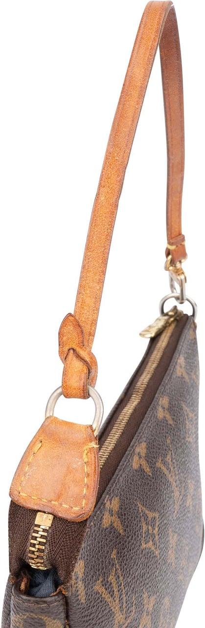 Louis Vuitton Louis Vuitton Canvas Monogram Pochette Accessoire Handbag Bruin