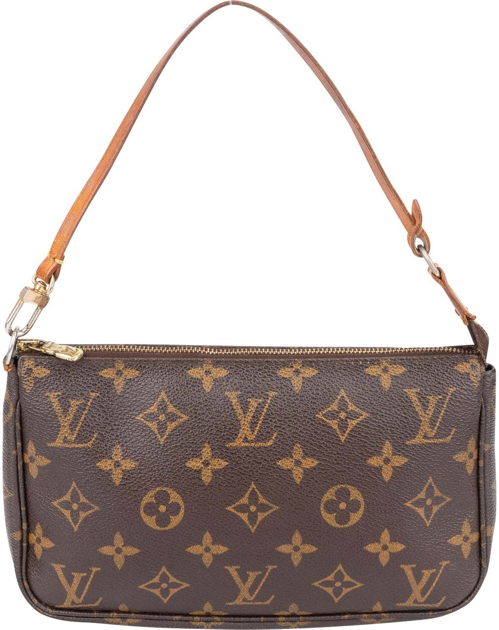 Louis Vuitton Louis Vuitton Canvas Monogram Pochette Accessoire Handbag Bruin