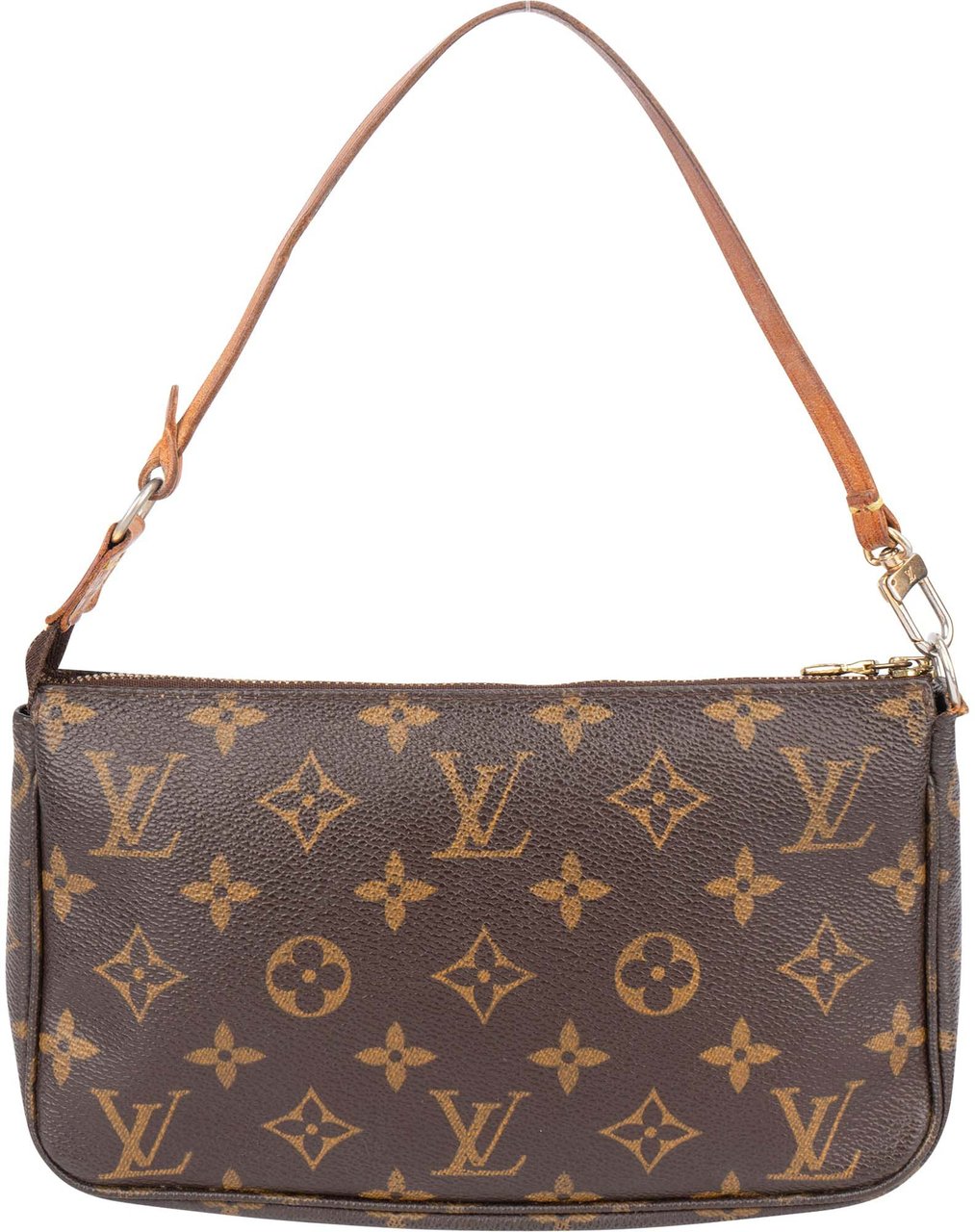 Louis Vuitton Louis Vuitton Canvas Monogram Pochette Accessoire Handbag Bruin