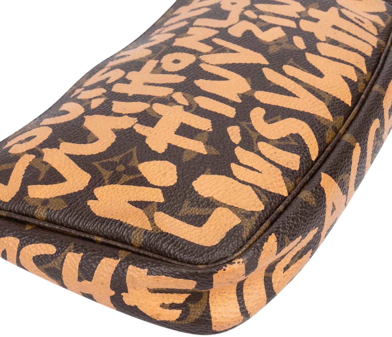 Louis Vuitton Louis Vuitton Limited Graffiti Pochette Accessoire Handbag Bruin