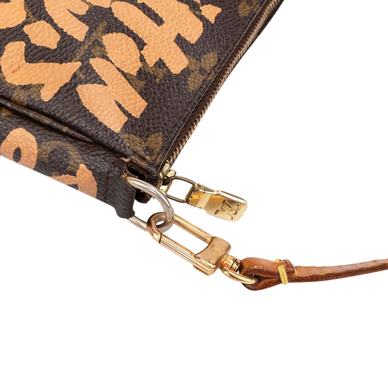 Louis Vuitton Louis Vuitton Limited Graffiti Pochette Accessoire Handbag Bruin