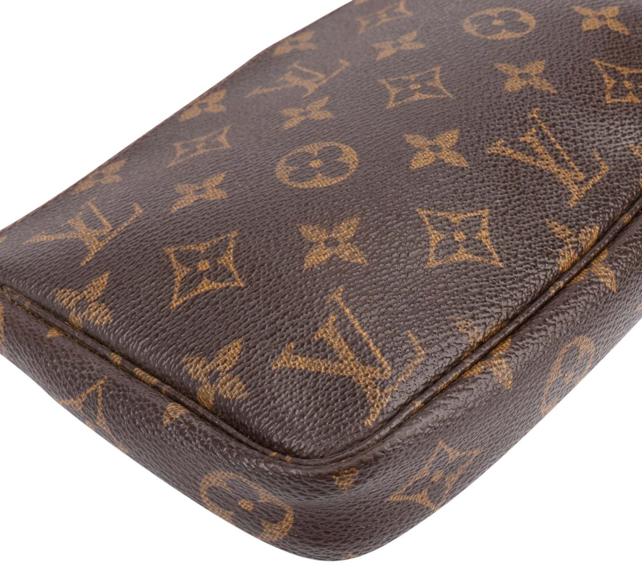 Louis Vuitton Louis Vuitton Canvas Monogram Pochette Accessoire Crossbody Bag Bruin