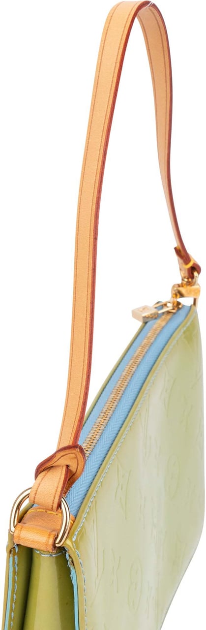Louis Vuitton Louis Vuitton Green Vernis Monogram Lexington Pochette Handbag Groen