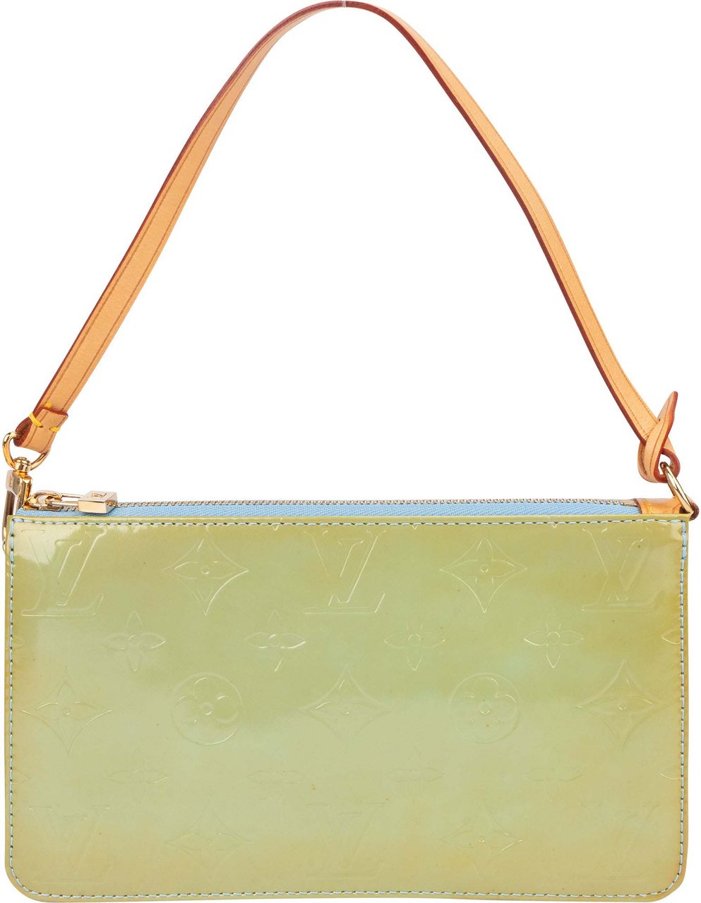 Louis Vuitton Louis Vuitton Green Vernis Monogram Lexington Pochette Handbag Groen