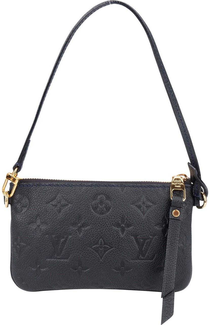 Louis Vuitton Louis Vuitton Bleu Empreinte Monogram Citadine Pochette Accessoire Handbag Blauw