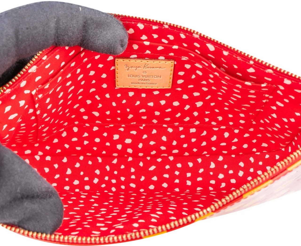 Louis Vuitton Louis Vuitton Limited Yayoi Kusama NM Pochette Accessoire Shoulder Bag Rood