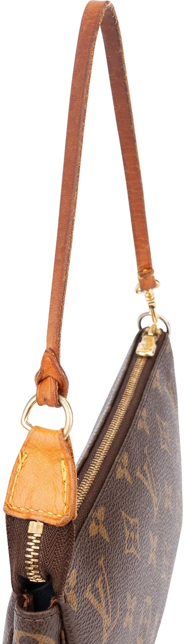 Louis Vuitton Louis Vuitton Canvas Monogram Pochette Accessoire Handbag Bruin