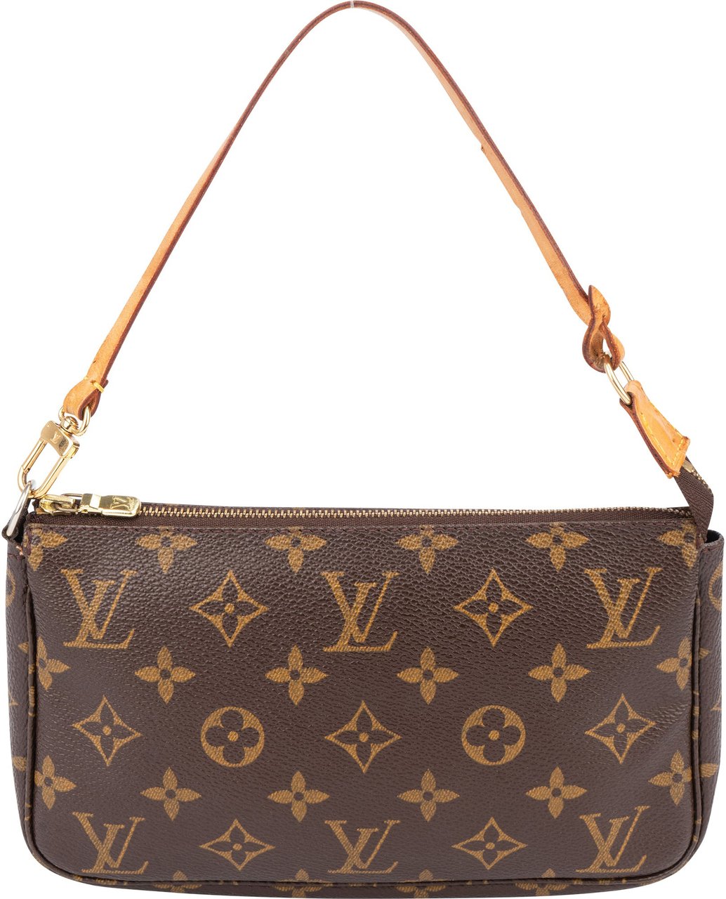 Louis Vuitton Louis Vuitton Canvas Monogram Pochette Accessoire Handbag Bruin