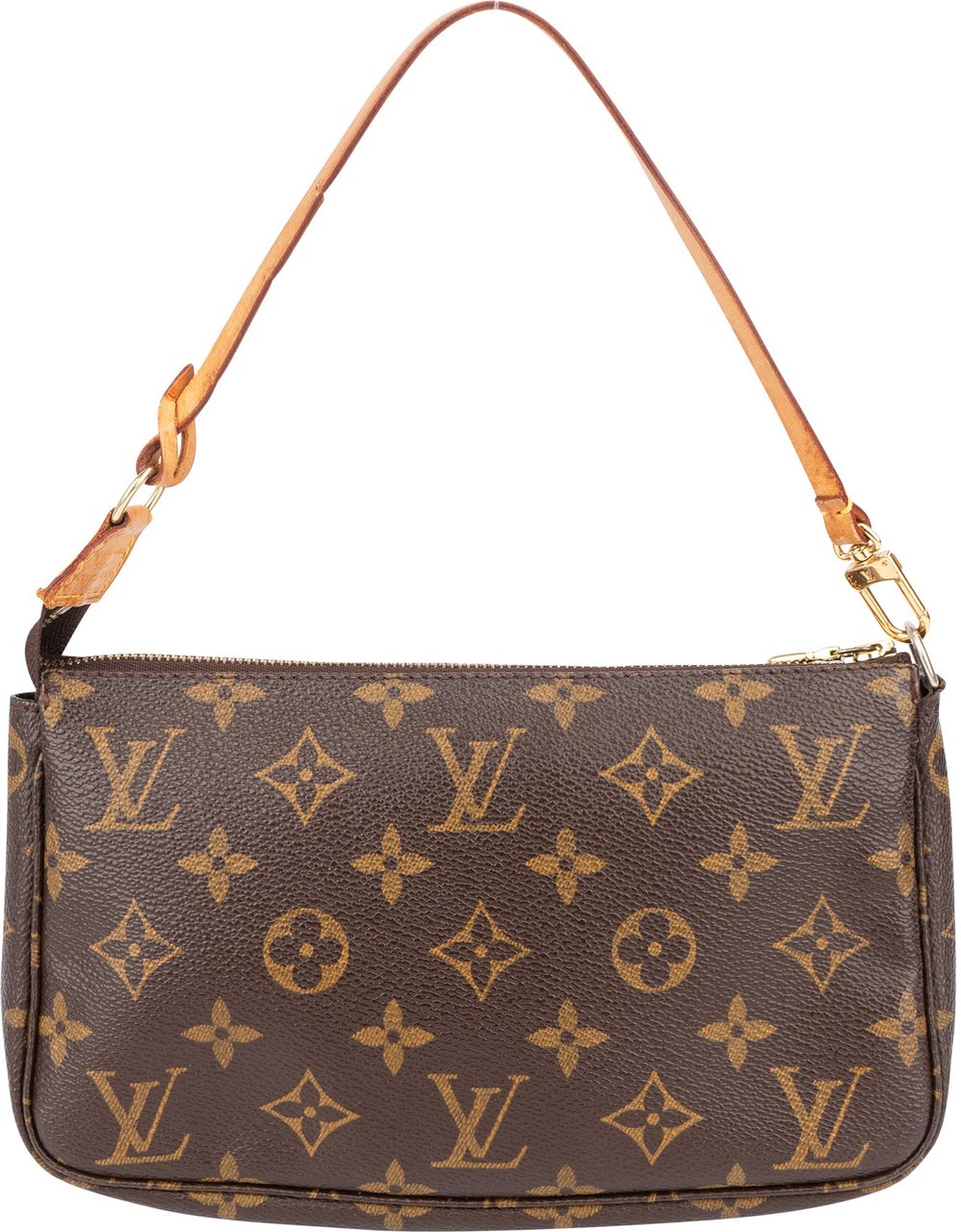 Louis Vuitton Louis Vuitton Canvas Monogram Pochette Accessoire Handbag Bruin