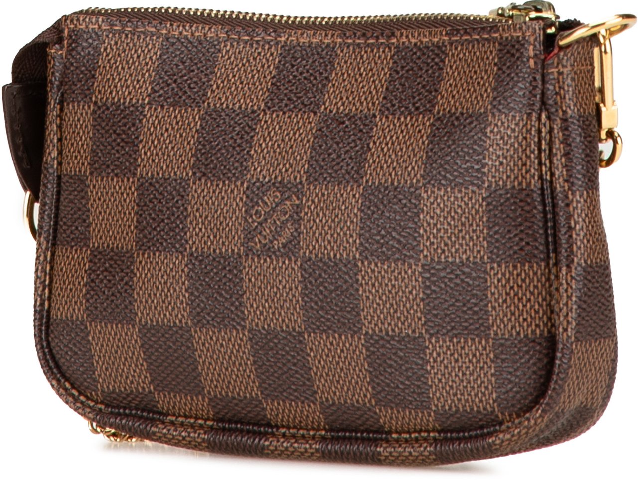 Louis Vuitton Damier Ebene Mini Pochette Accessoires Bruin