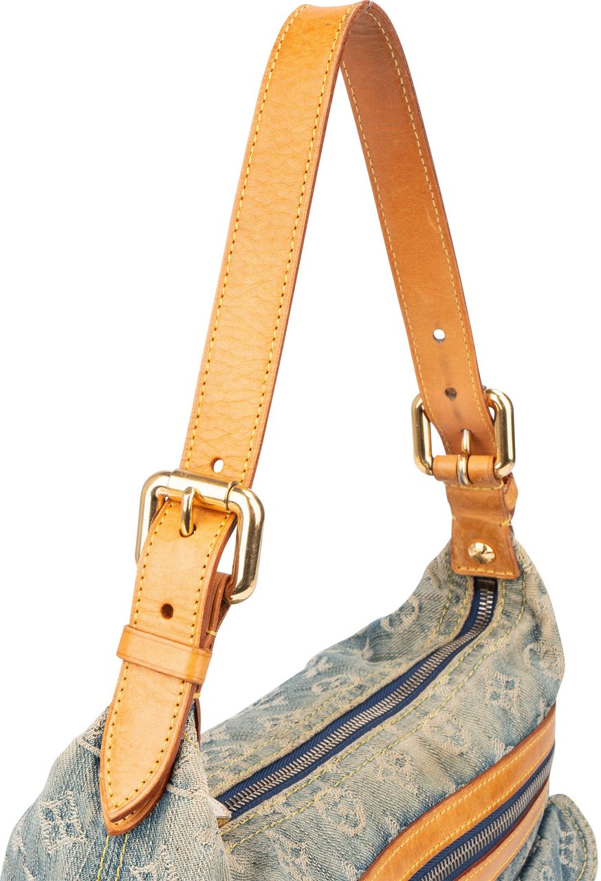 Louis Vuitton Louis Vuitton Denim Monogram Baggy PM Shoulder Bag Blauw