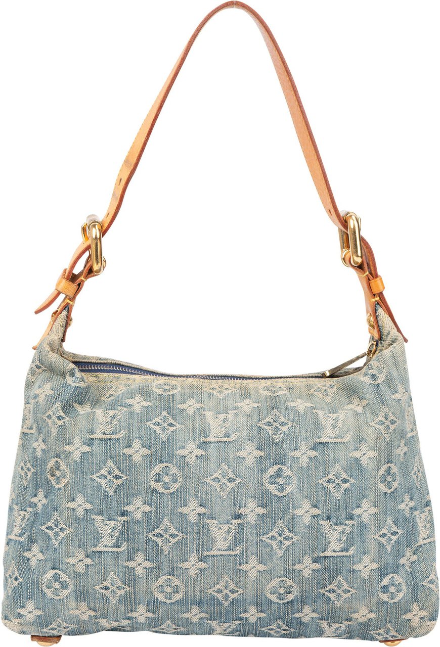 Louis Vuitton Louis Vuitton Denim Monogram Baggy PM Shoulder Bag Blauw