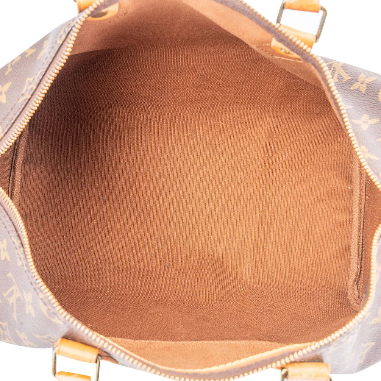 Louis Vuitton Louis Vuitton Canvas Monogram Speedy 35 Handbag Bruin