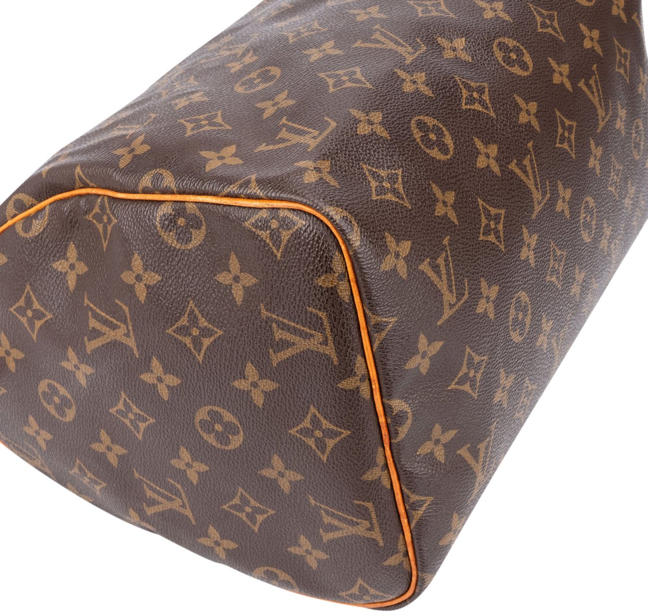 Louis Vuitton Louis Vuitton Canvas Monogram Speedy 30 Handbag Bruin