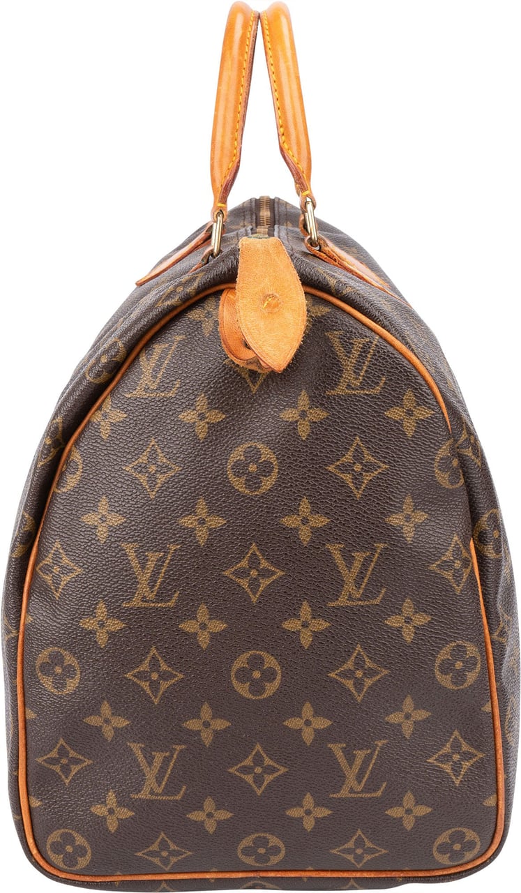 Louis Vuitton Louis Vuitton Canvas Monogram Speedy 40 Handbag Bruin