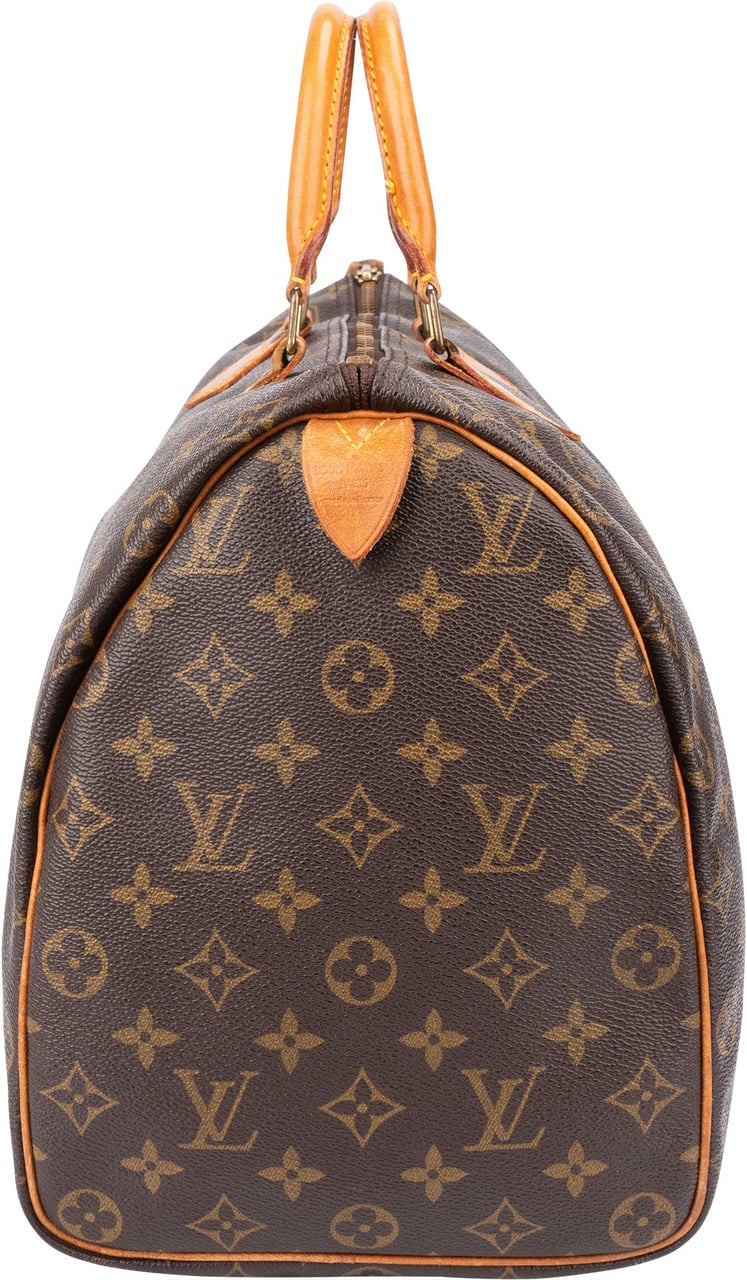 Louis Vuitton Louis Vuitton Canvas Monogram Speedy 40 Handbag Bruin