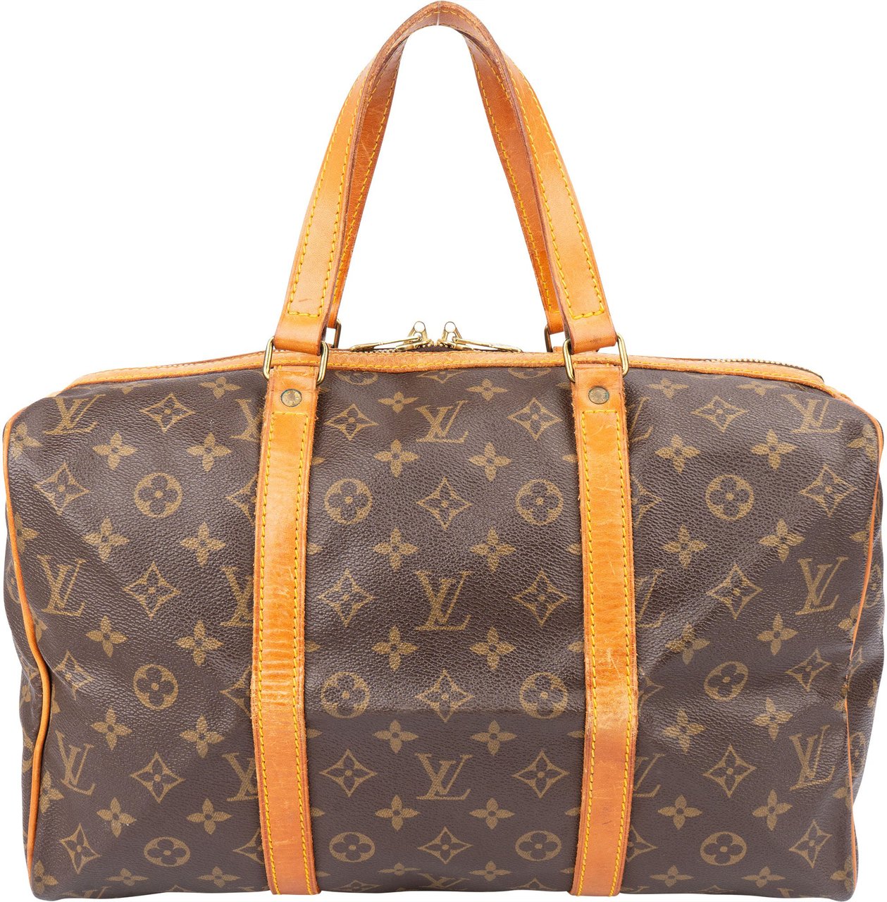 Louis Vuitton Louis Vuitton Canvas Monogram Sac Souple 35 Handbag Bruin