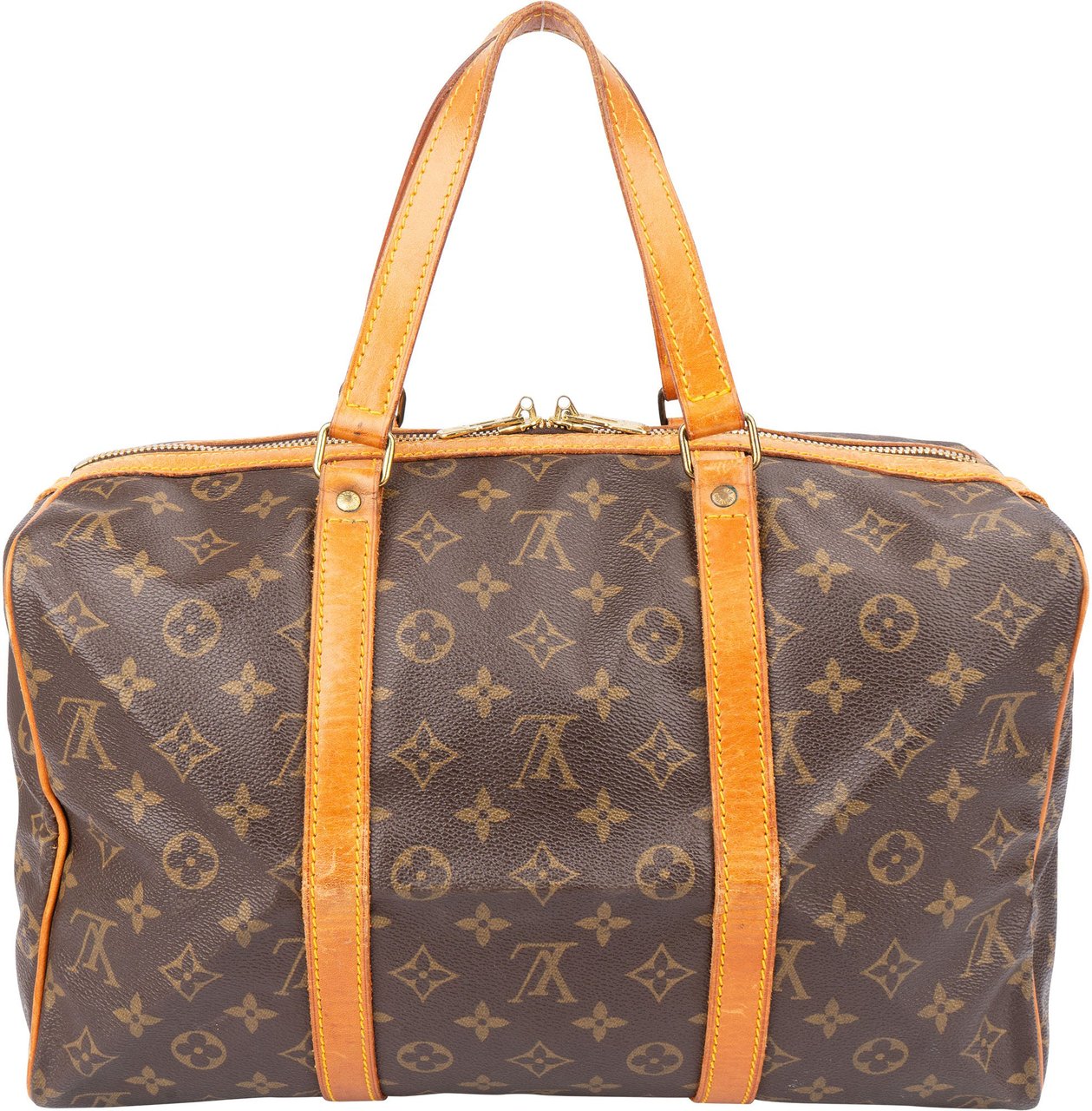Louis Vuitton Louis Vuitton Canvas Monogram Sac Souple 35 Handbag Bruin