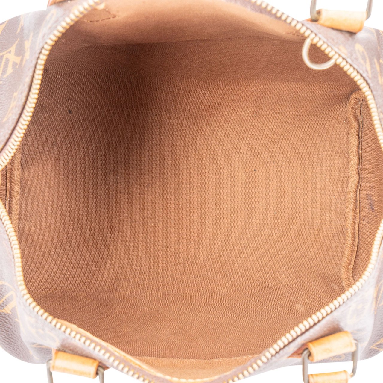 Louis Vuitton Louis Vuitton Canvas Monogram Speedy 30 Handbag Bruin