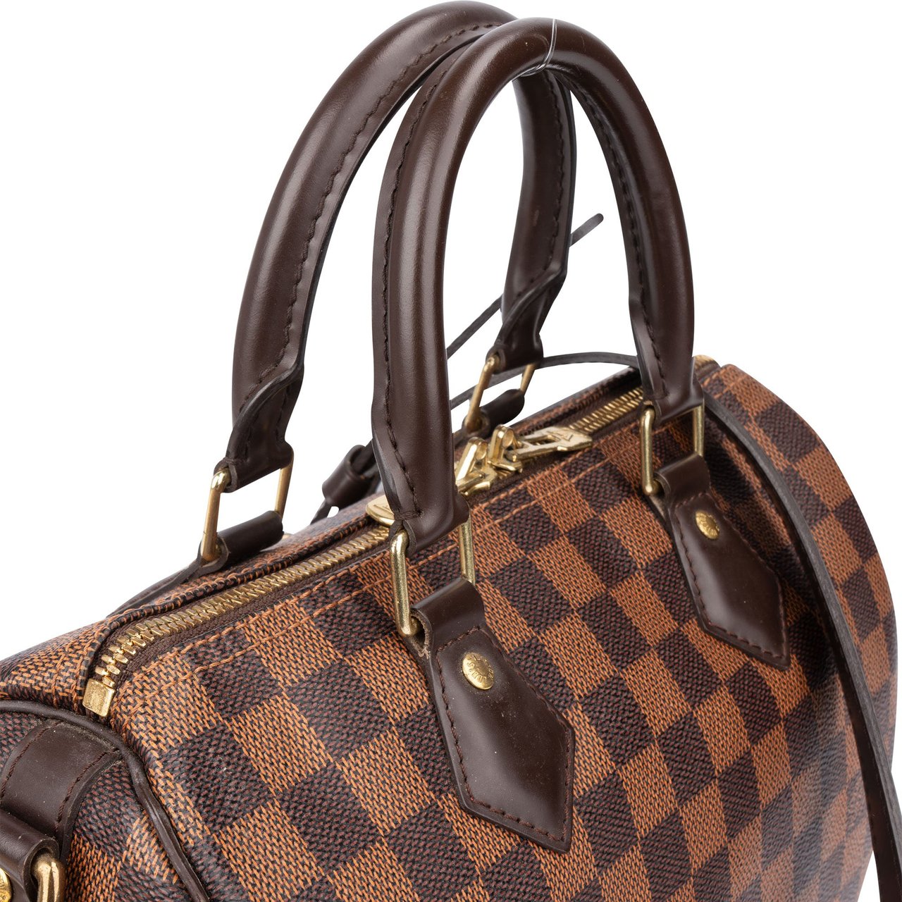 Louis Vuitton Louis Vuitton Damier Ebene Monogram Speedy 25 Handbag Bruin