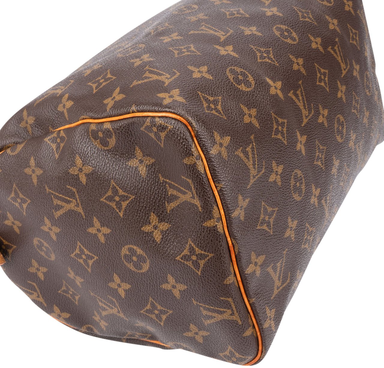 Louis Vuitton Louis Vuitton Canvas Monogram Speedy 30 Handbag Bruin