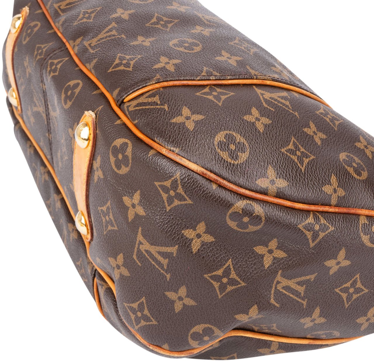Louis Vuitton Louis Vuitton Canvas Monogram Galliera PM Handbag Bruin