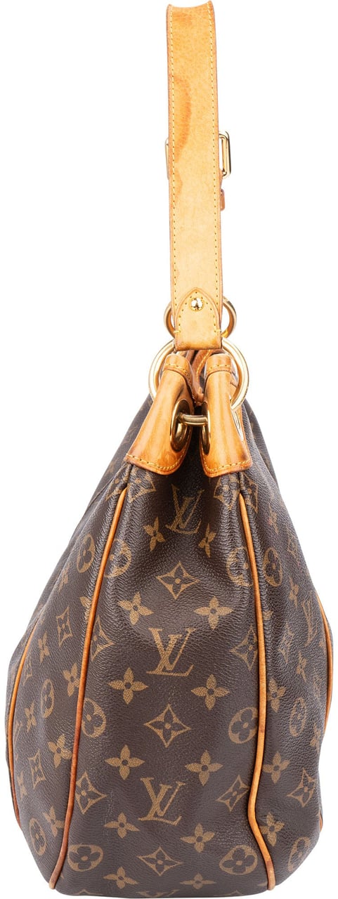 Louis Vuitton Louis Vuitton Canvas Monogram Galliera PM Handbag Bruin