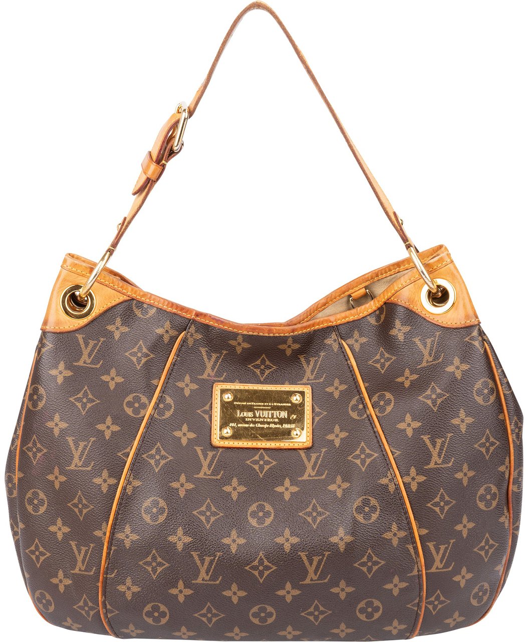 Louis Vuitton Louis Vuitton Canvas Monogram Galliera PM Handbag Bruin