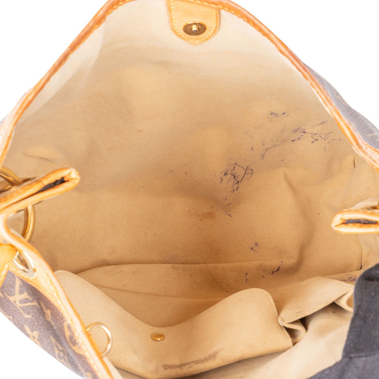 Louis Vuitton Louis Vuitton Canvas Monogram Galliera PM Handbag Bruin