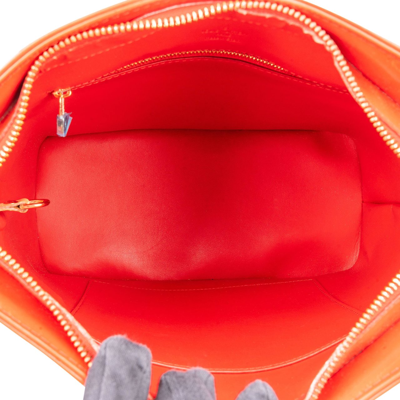 Louis Vuitton Louis Vuitton Rouge Vernis Monogram Houston Handbag Rood