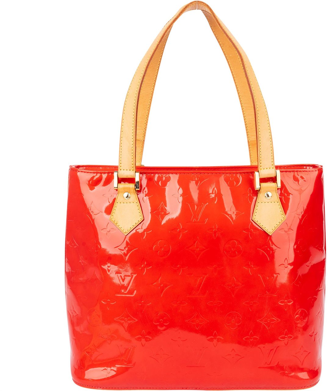 Louis Vuitton Louis Vuitton Rouge Vernis Monogram Houston Handbag Rood