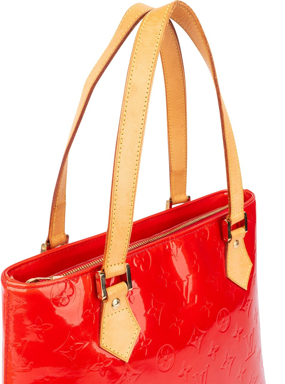 Louis Vuitton Louis Vuitton Rouge Vernis Monogram Houston Handbag Rood