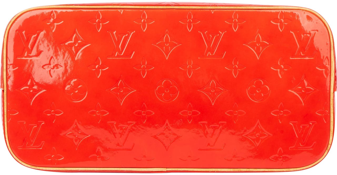 Louis Vuitton Louis Vuitton Rouge Vernis Monogram Houston Handbag Rood