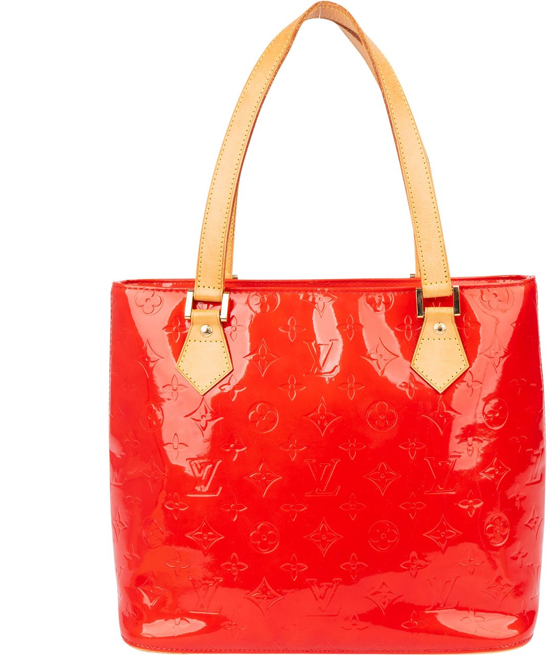 Louis Vuitton Louis Vuitton Rouge Vernis Monogram Houston Handbag Rood