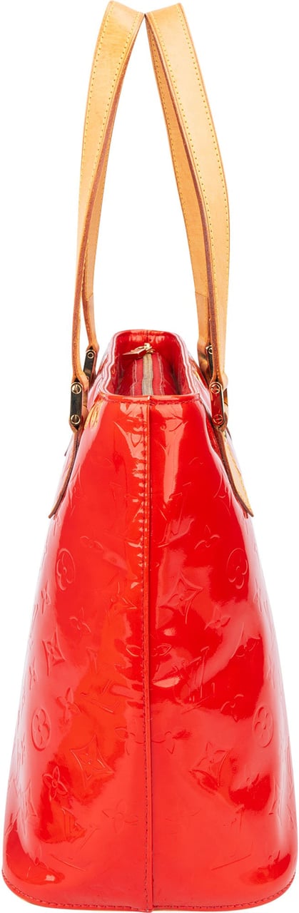 Louis Vuitton Louis Vuitton Rouge Vernis Monogram Houston Handbag Rood
