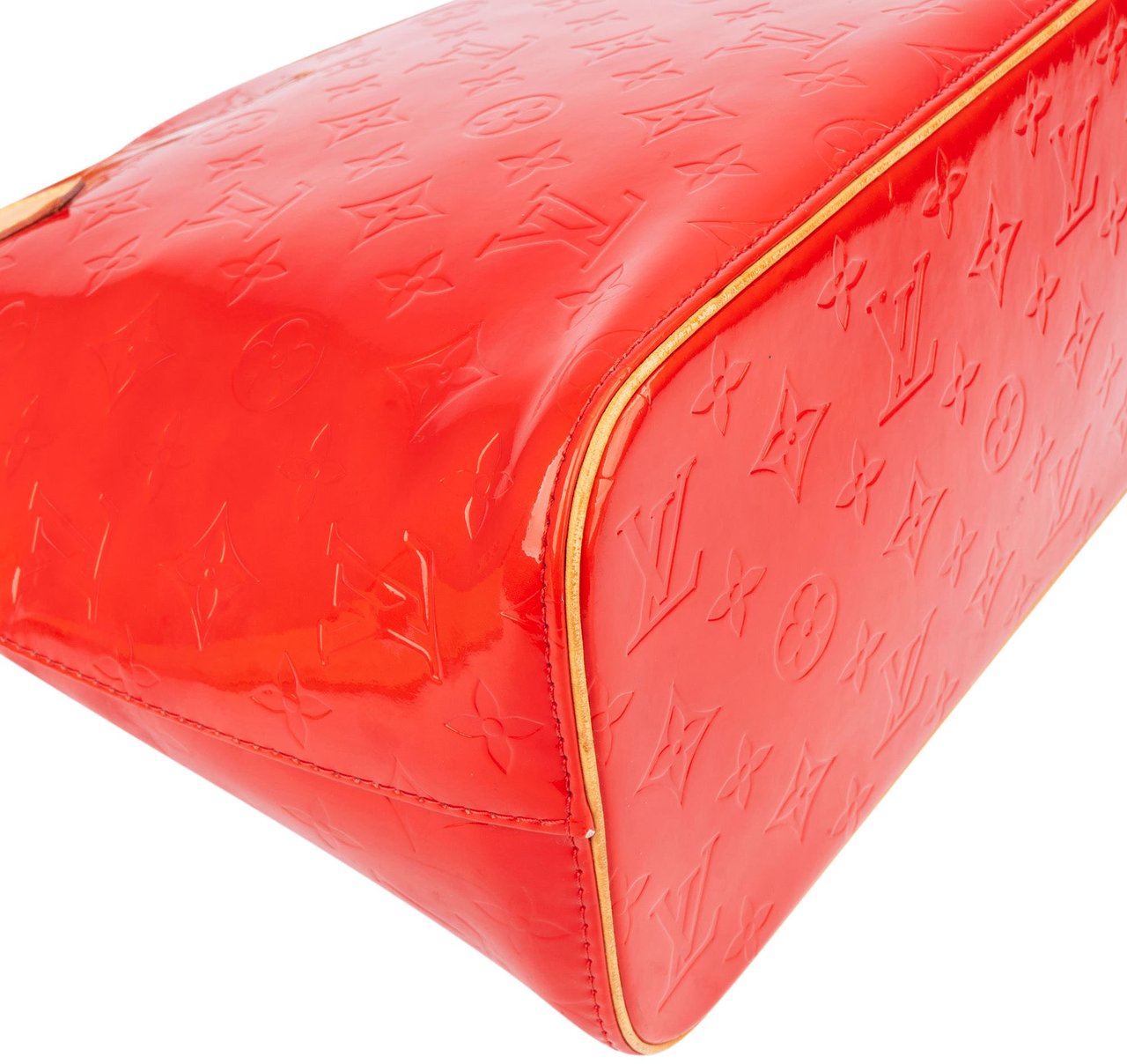 Louis Vuitton Louis Vuitton Rouge Vernis Monogram Houston Handbag Rood