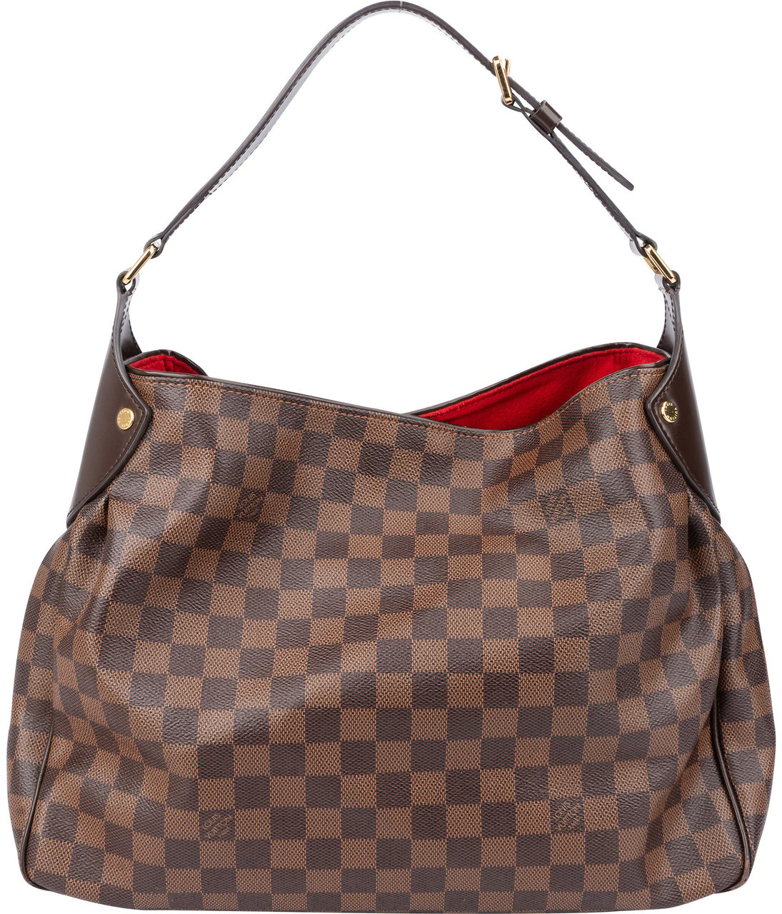 Louis Vuitton Damier Ebene Monogram Reggia Handbag Bruin