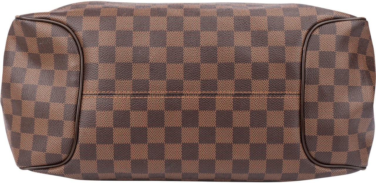 Louis Vuitton Damier Ebene Monogram Reggia Handbag Bruin