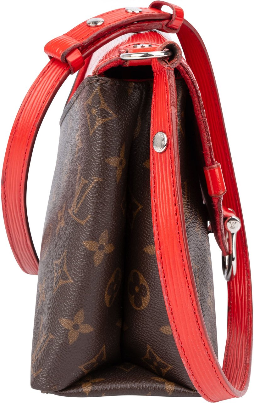 Louis Vuitton Louis Vuitton Canvas Epi Leather Saint Michel PM Crossbody Bag Bruin