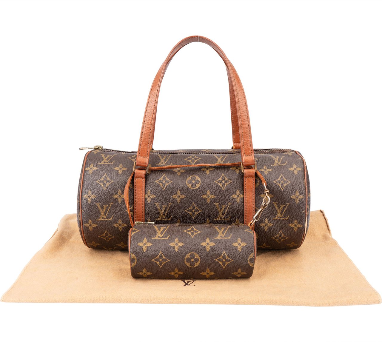 Louis Vuitton Louis Vuitton Canvas Monogram Papillon Set Handbag Bruin