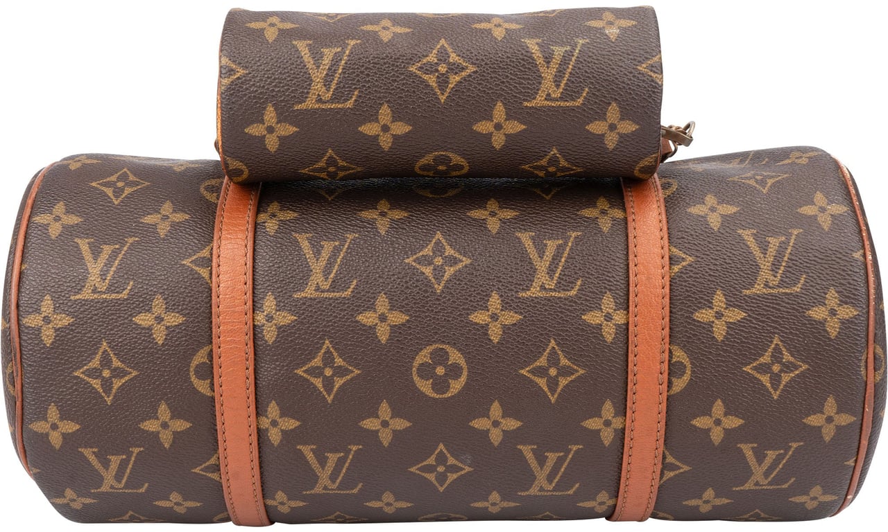 Louis Vuitton Louis Vuitton Canvas Monogram Papillon Set Handbag Bruin