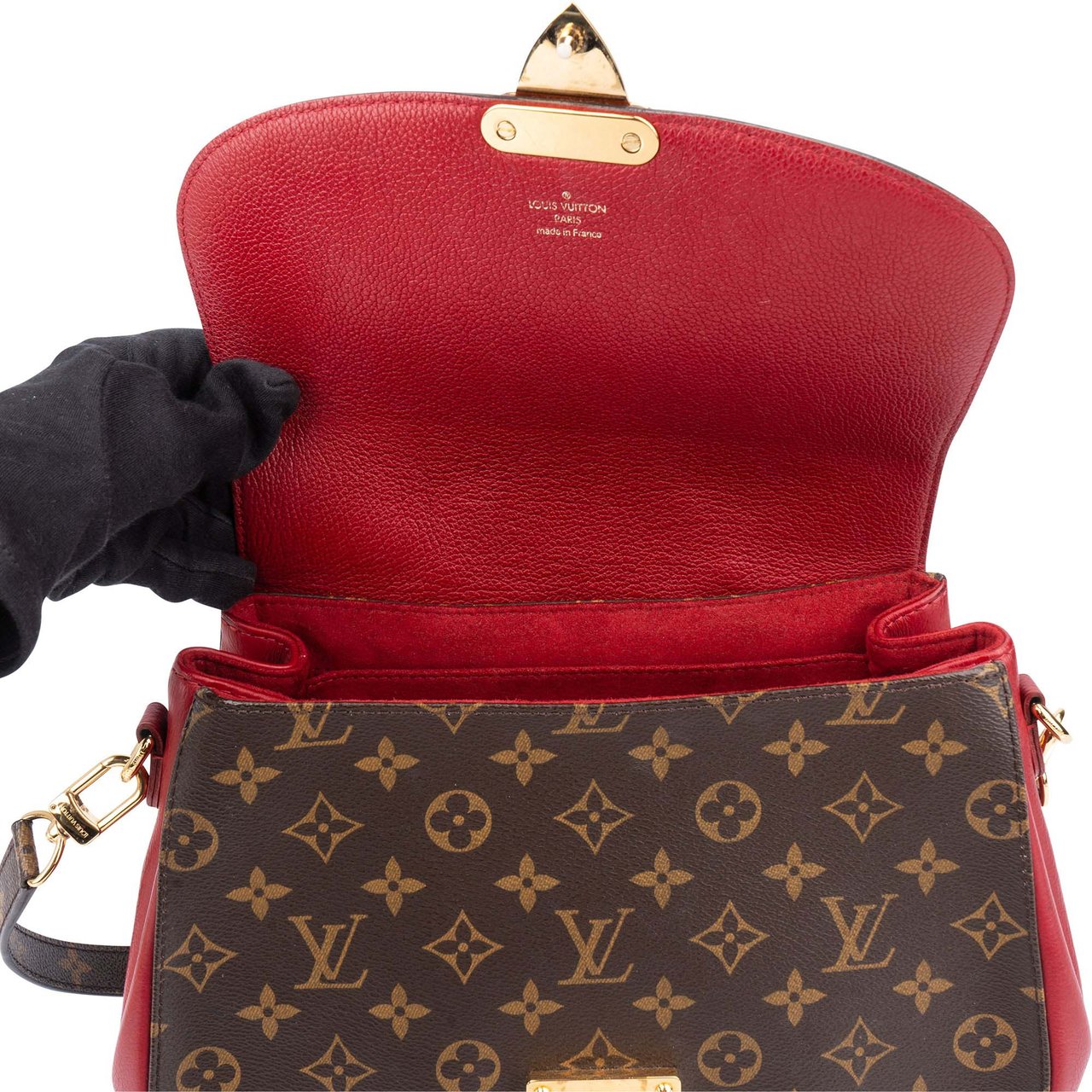Louis Vuitton Canvas Monogram Eden MM Handbag Bruin