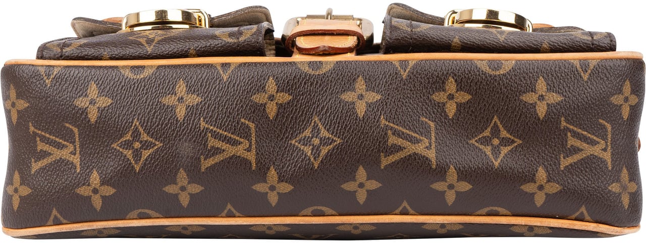 Louis Vuitton Louis Vuitton Canvas Monogram Hudson PM Shoulder Bag Bruin