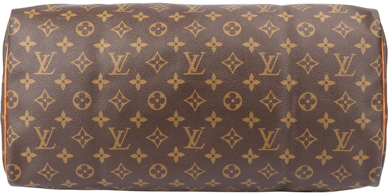 Louis Vuitton Louis Vuitton Canvas Monogram Speedy 40 Handbag Bruin
