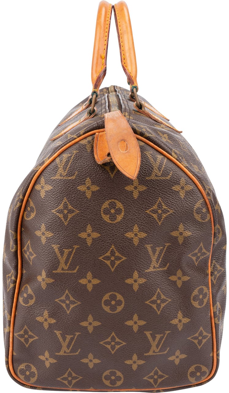 Louis Vuitton Louis Vuitton Canvas Monogram Speedy 40 Handbag Bruin