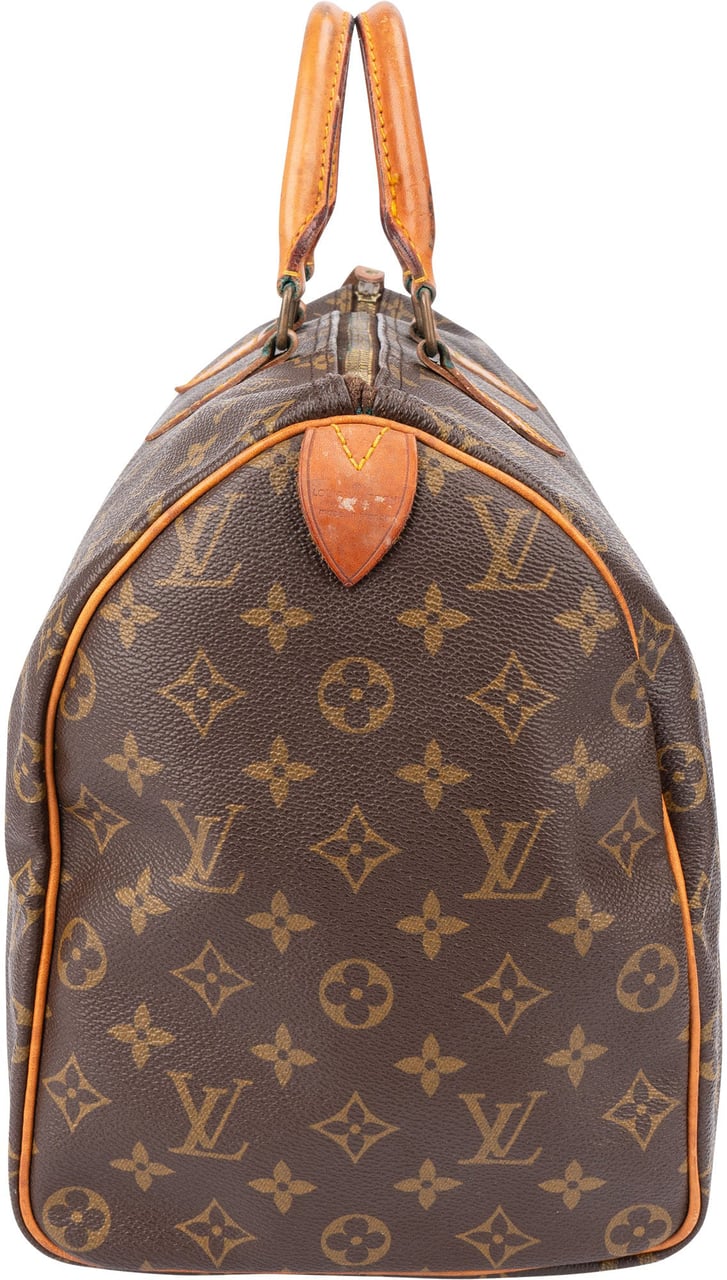 Louis Vuitton Louis Vuitton Canvas Monogram Speedy 40 Handbag Bruin