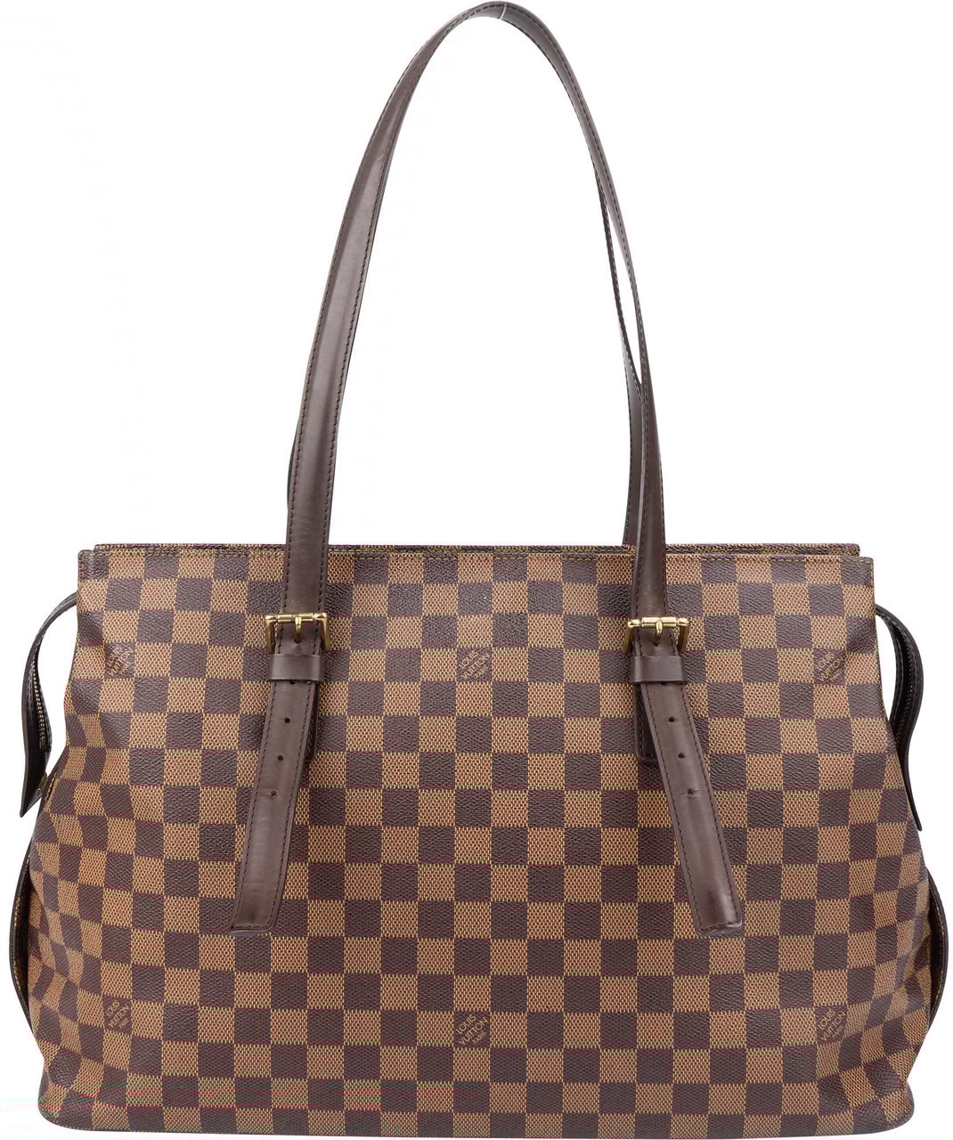 Louis Vuitton Louis Vuitton Damier Ebene Monogram Chelsea Shoulder Bag Bruin