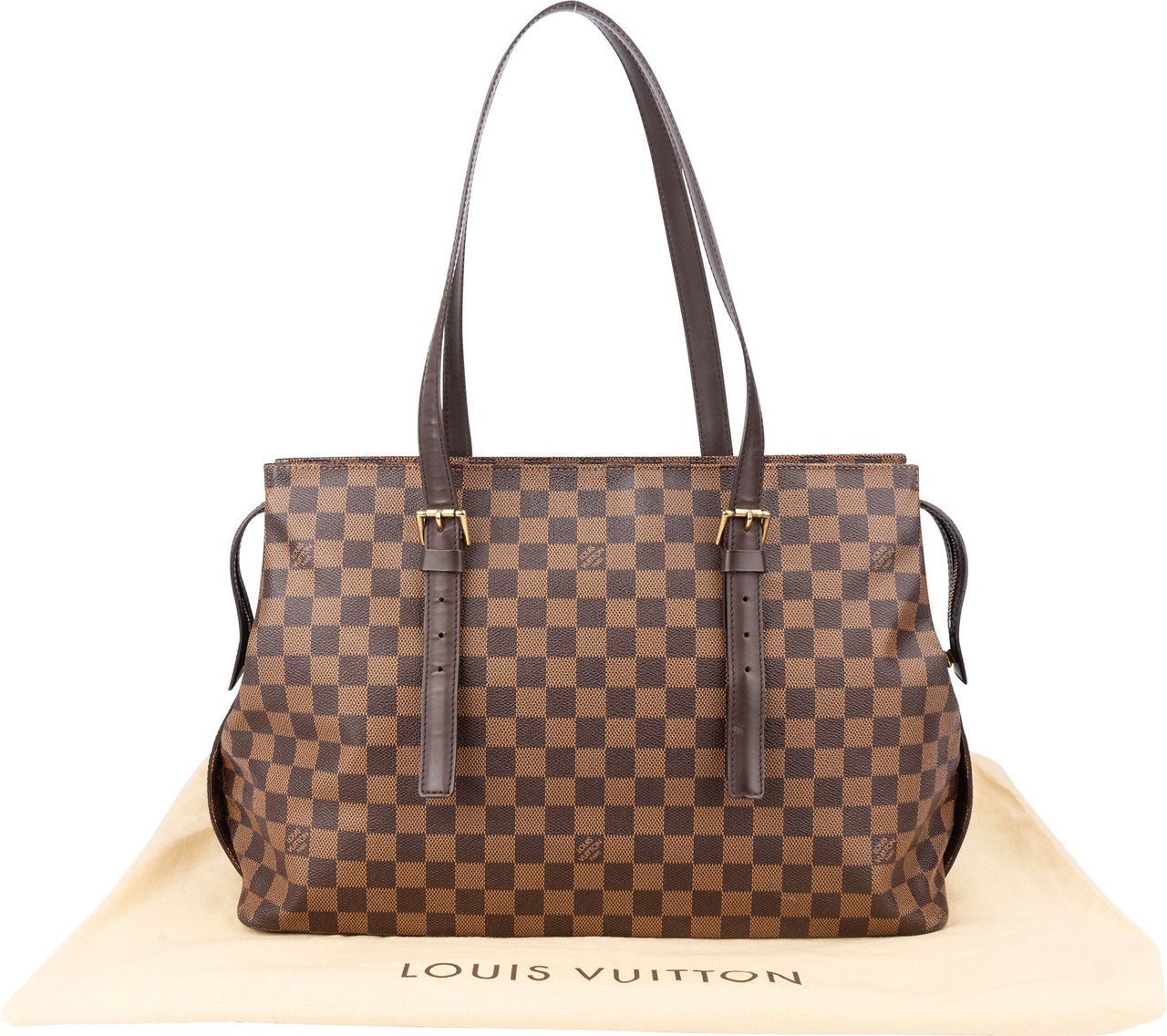 Louis Vuitton Louis Vuitton Damier Ebene Monogram Chelsea Shoulder Bag Bruin